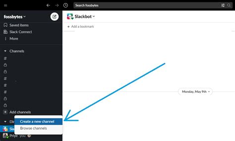 slack create private channel.